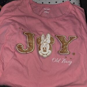 Old Navy Pink Minnie Mouse Joy Tee